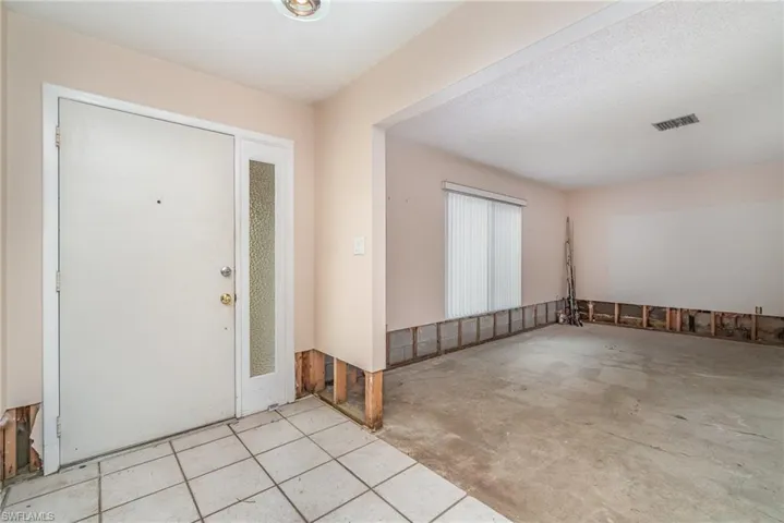 View of entrance foyer