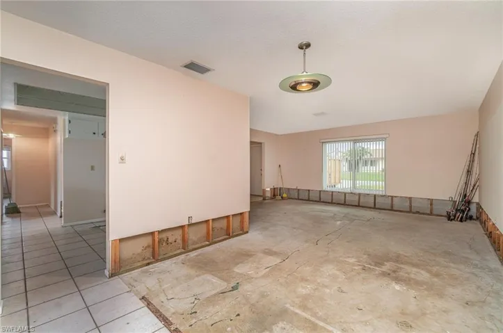 View of spare room
