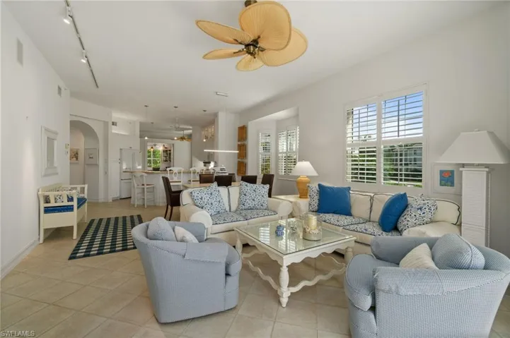 High ceilings with an open and airy feeling of space. The end unit of condo living makes for all those lovely additional windows to let the welcoming light in.