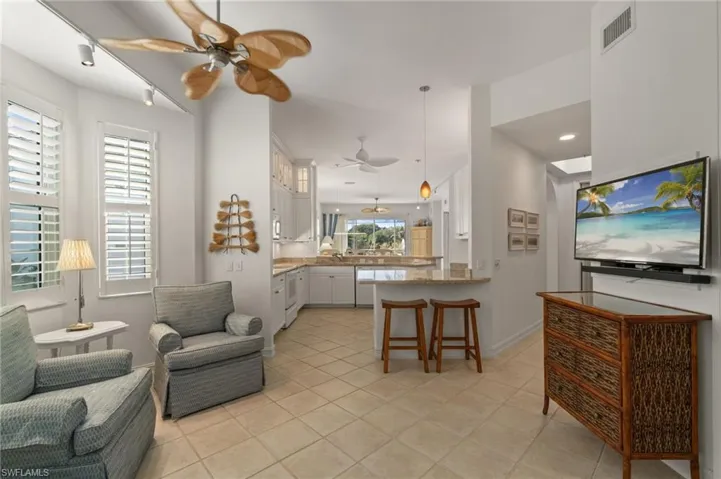 Another open space to sit and relax in or make a small dining area if needed