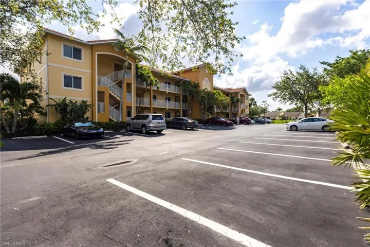 View of uncovered parking lot