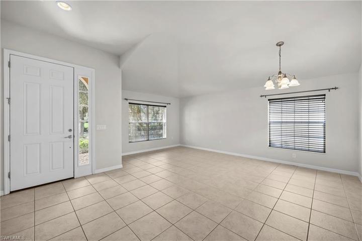 Front Entry with Formal Dining and Living Room