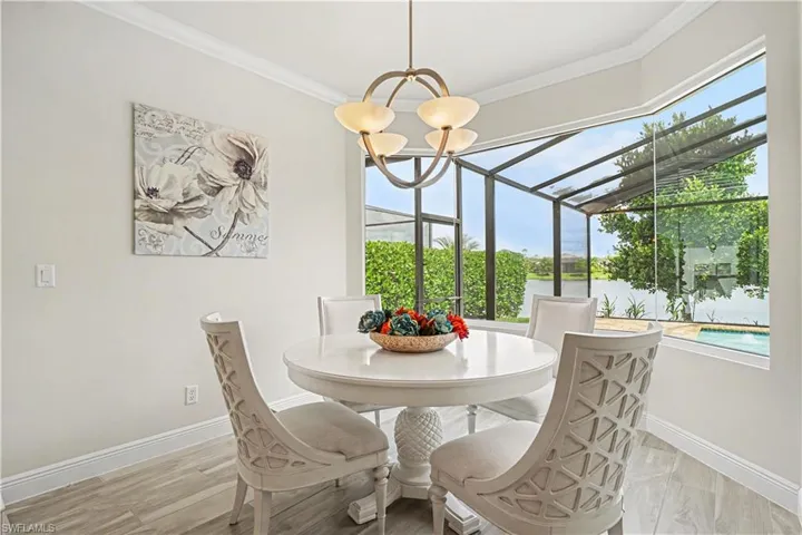 Bay window offering expansive water frontage