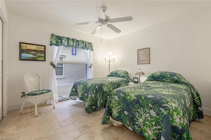 Front guest bedroom with walk-in closet