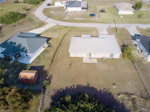 Aerial view of property's location