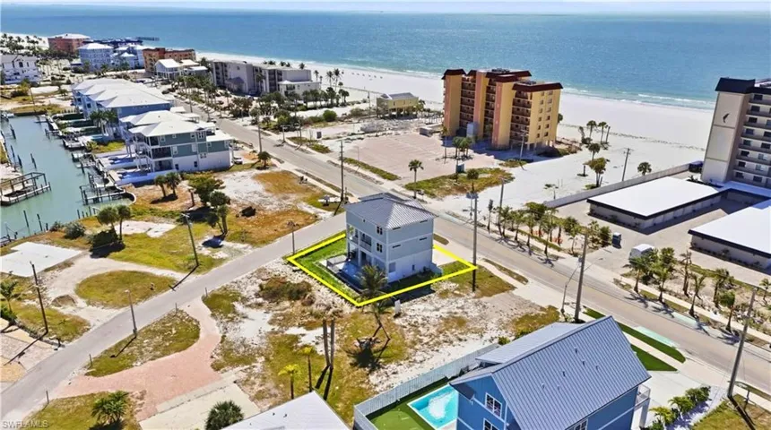 Bird's eye view of expansive coastline - Virtually Edited Image
