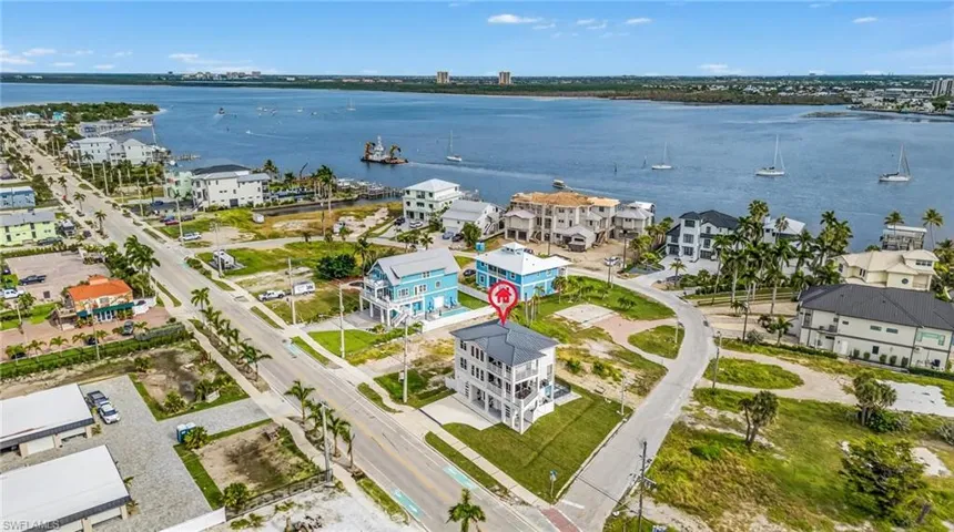 Aerial view of a nearby body of water - Virtually Edited Image