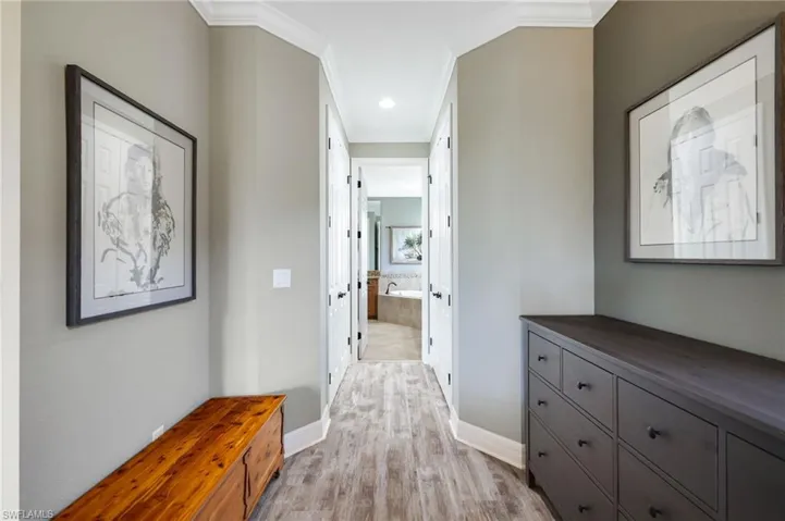 Dual Closets including Walk-In