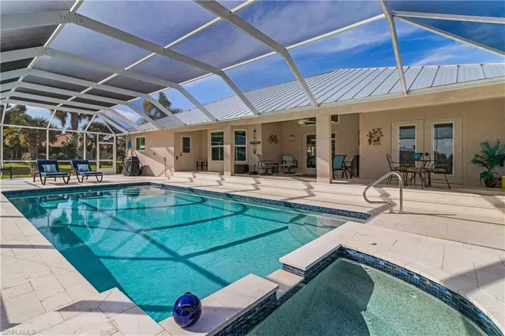Beautiful full size heated pool and spa