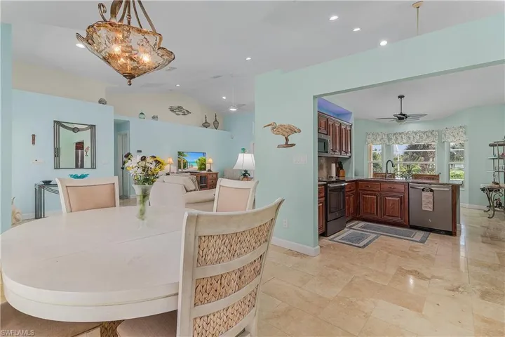 Another dining area with a view
