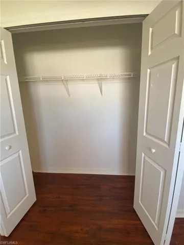 Rear bedroom closet