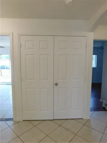 Interior Laundry closet
