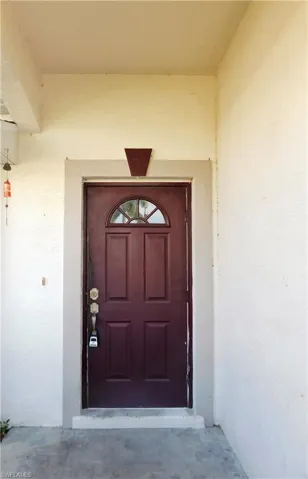 Covered front entry