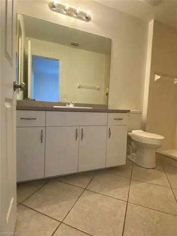 Master bath vanity with plenty of cabinet storage