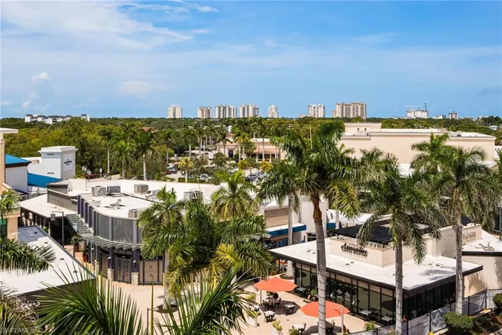 Aerial view of skyline from the balcony