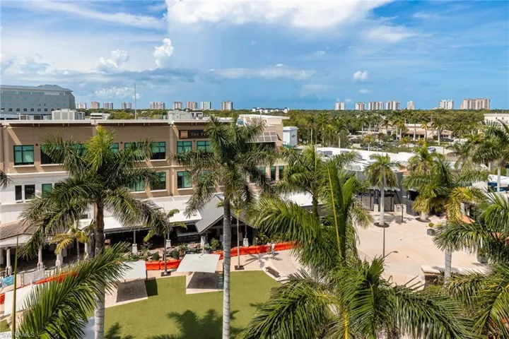 View of building exterior from the balcony