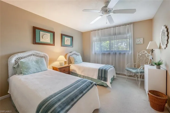 Very pleasant guest room with chair area also.