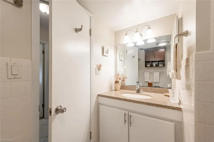Part of guest bathroom.