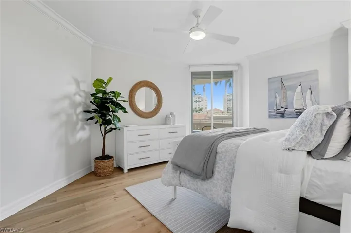 Bedroom #2 Offers Private Access to the Veranda and a Walk-In Closet.