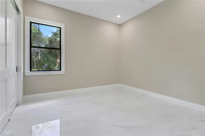 View of spare room