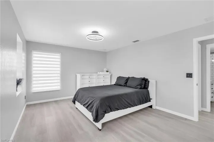 Bedroom featuring light hardwood / wood-style floors