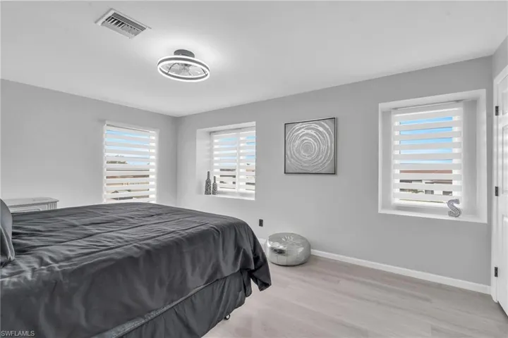 Bedroom featuring light hardwood / wood-style floors