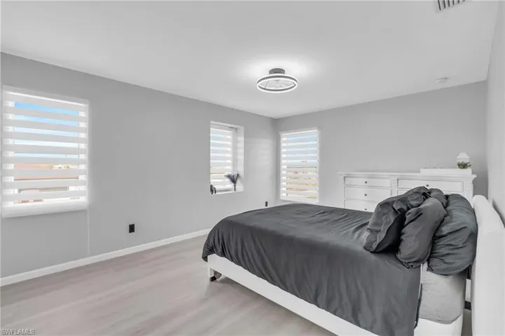 Bedroom featuring light hardwood / wood-style flooring