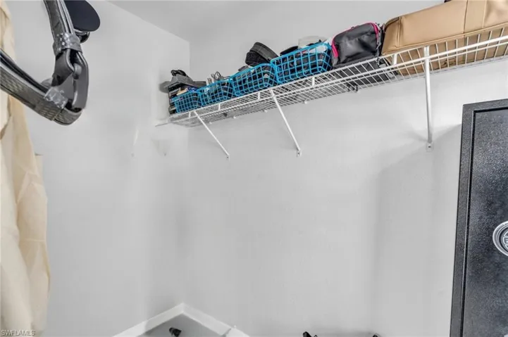 View of spacious closet