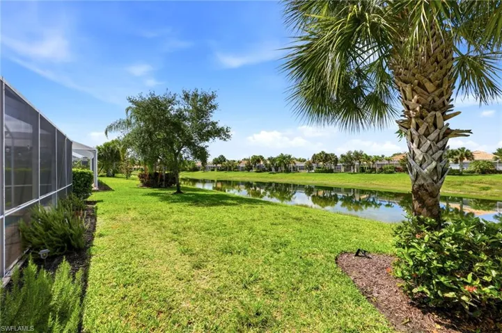 Yard behind the property