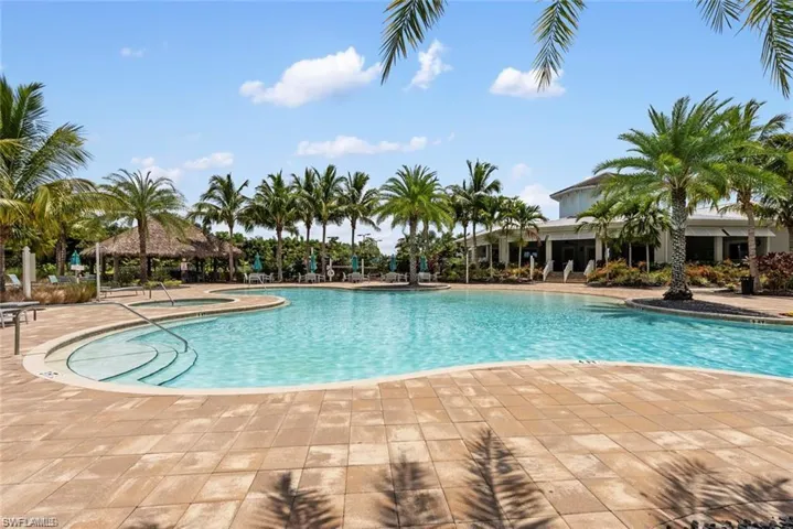 Pool featuring a patio area