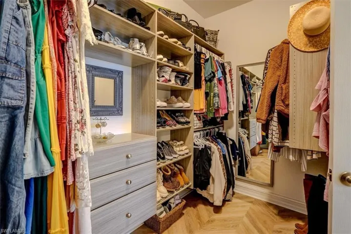 View of spacious closet