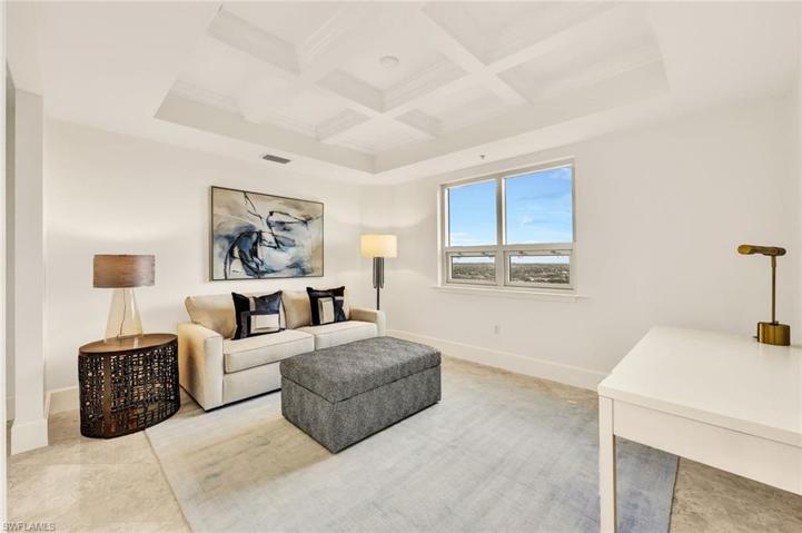 Guest bedroom, currently being utilized as an office is large enough for a king size bed.