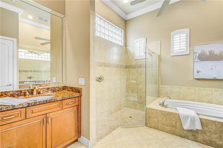 Walk in shower