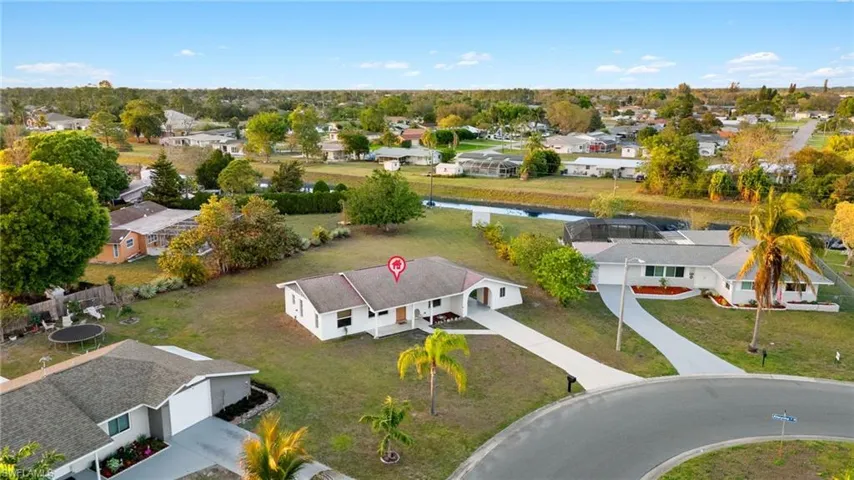 Aerial Front Exterior