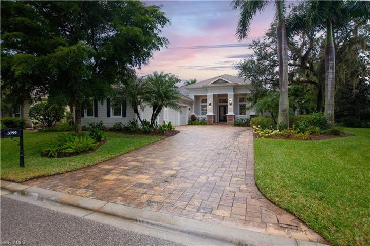 Front elevation on a rainy day