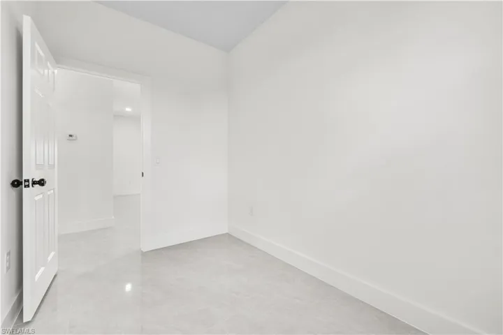 View of tiled empty room