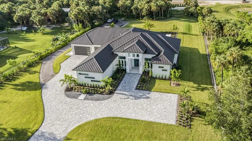 View from above of property