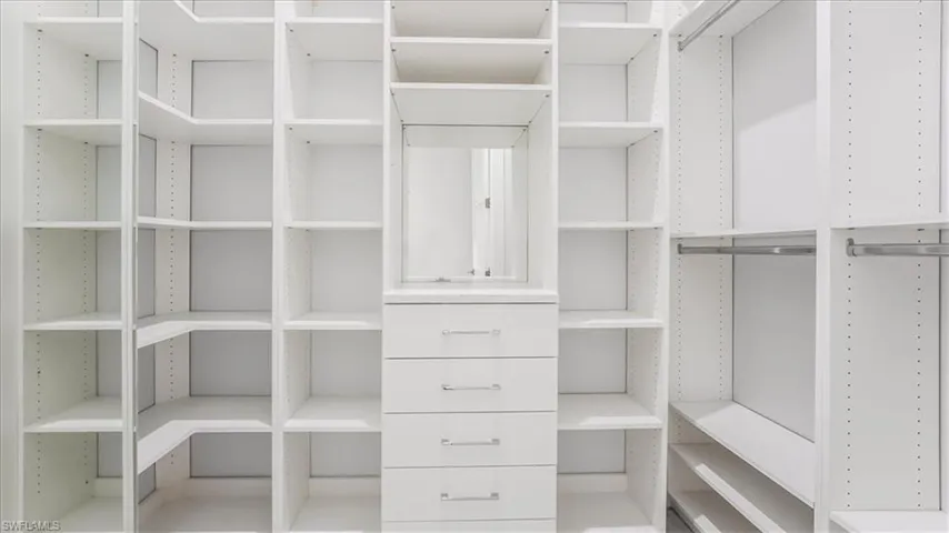 View of spacious closet