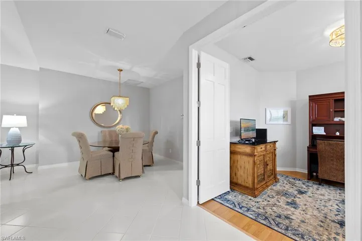 Entry to office and formal dining