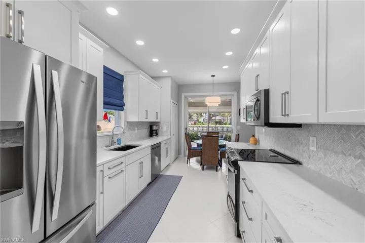 stainless appliances and ample counter space