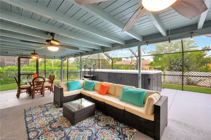 Under covered Screen Lanai