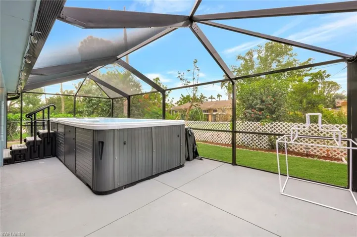 Extended Screen Lanai with Swim Spa