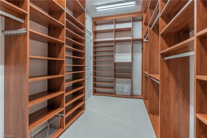 Primary walk in closet
