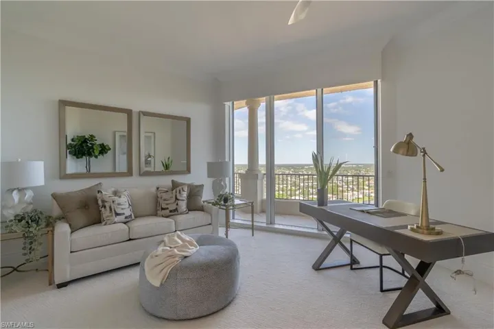 Study with access to East balcony