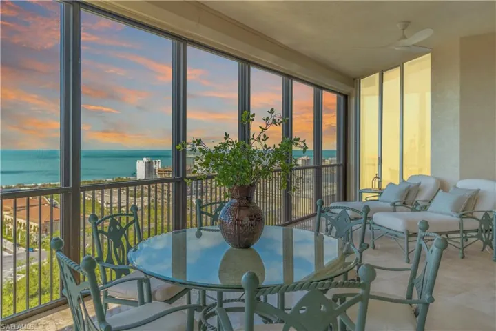 Lanai overlooking the Gulf of Mexico