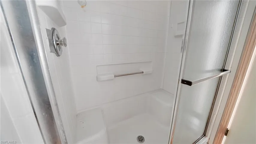 Bathroom with walk in shower