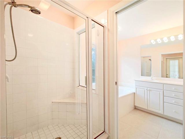Shower Vanity View of En suite bath