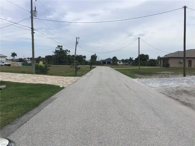 View looking down the street to the left