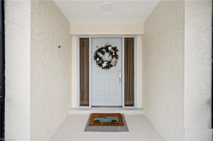 Screened and Covered Front Entry