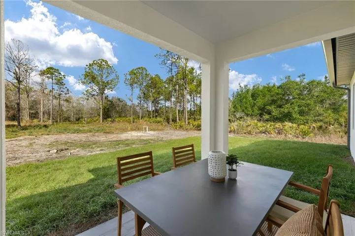 View of patio featuring outdoor dining space